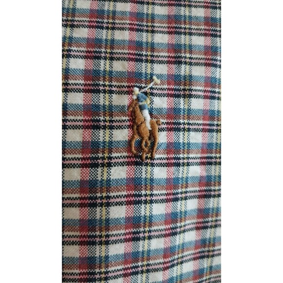 Ralph Lauren Polo Men's CUSTOM FIT Long Sleeve Multicolored Check Shirt XL - Picture 2 of 6